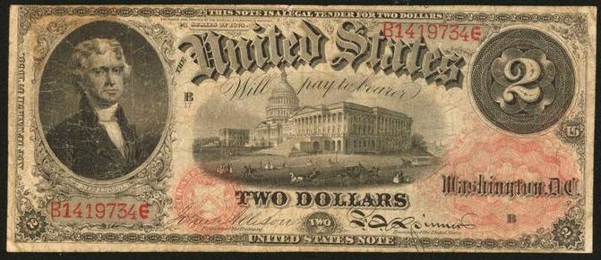 1874 United States Note – Red Seal1874 United States Note – Red Seal