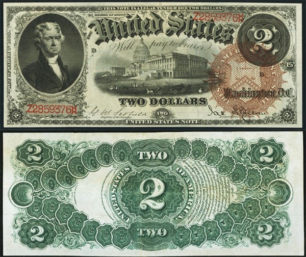1880 United States Note – Red Seal