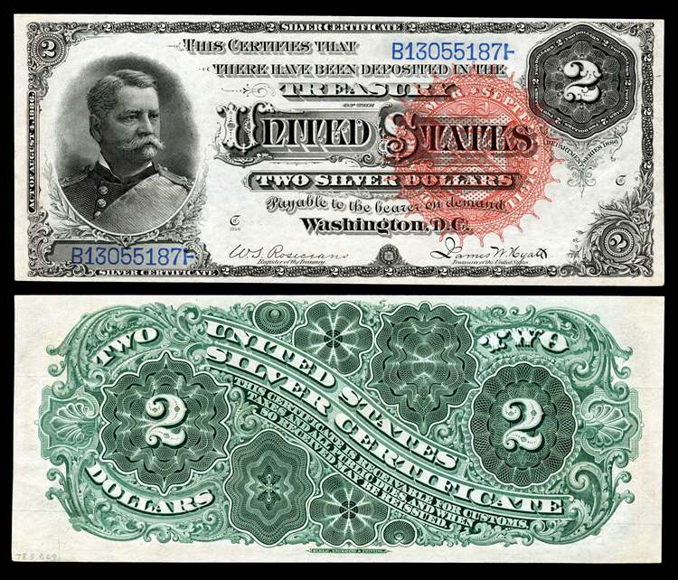 1886 Silver Certificate – Red Seal