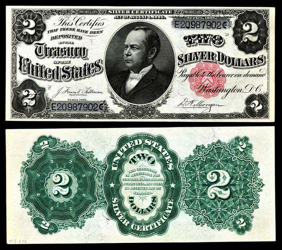 1891 Silver Certificate – Red Seal