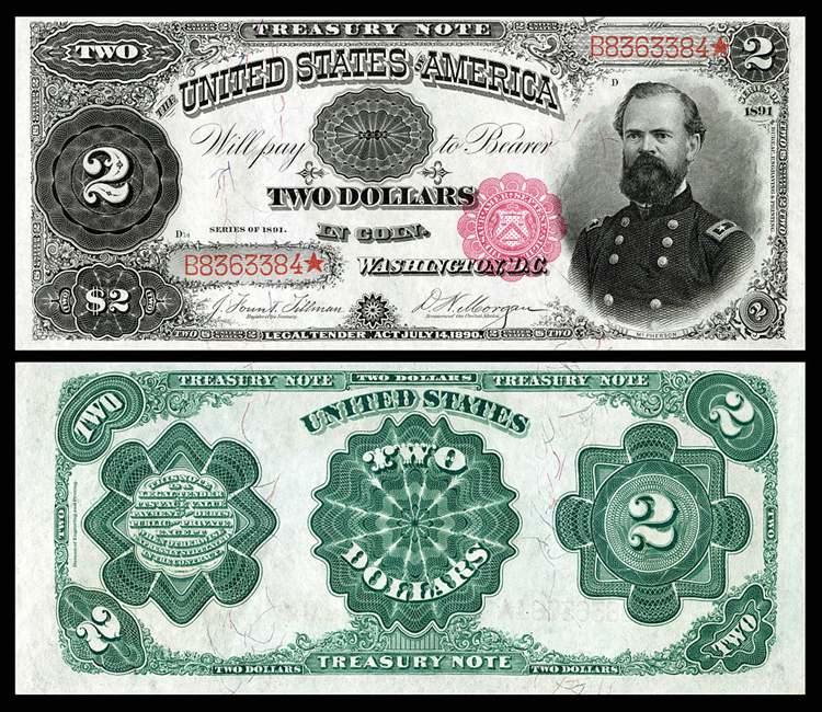 1891 Treasury Note – Red Seal