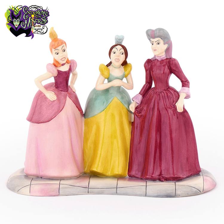 Royal Doulton Walt Disney Showcase Collection: ‘Cinderella’ 55th Anniversary Porcelain Figurine – Lady Tremaine, Anastasia & Drizella “Terrible Trio”