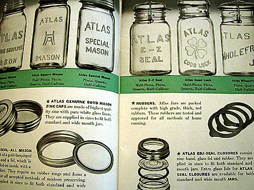 The instructions for how to seal jars with the old-fashioned glass tops and bail wire.