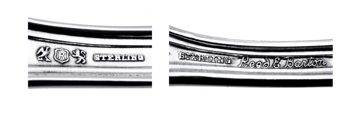 Two different Maker’s Mark for Reed & Barton – fig. 1 is pre-1950 and fig. 2 post-1950