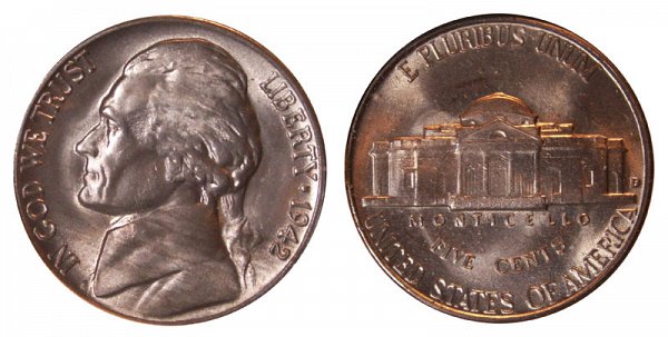 1. 1942 D Jefferson Nickel D Over Horizontal D $31,725