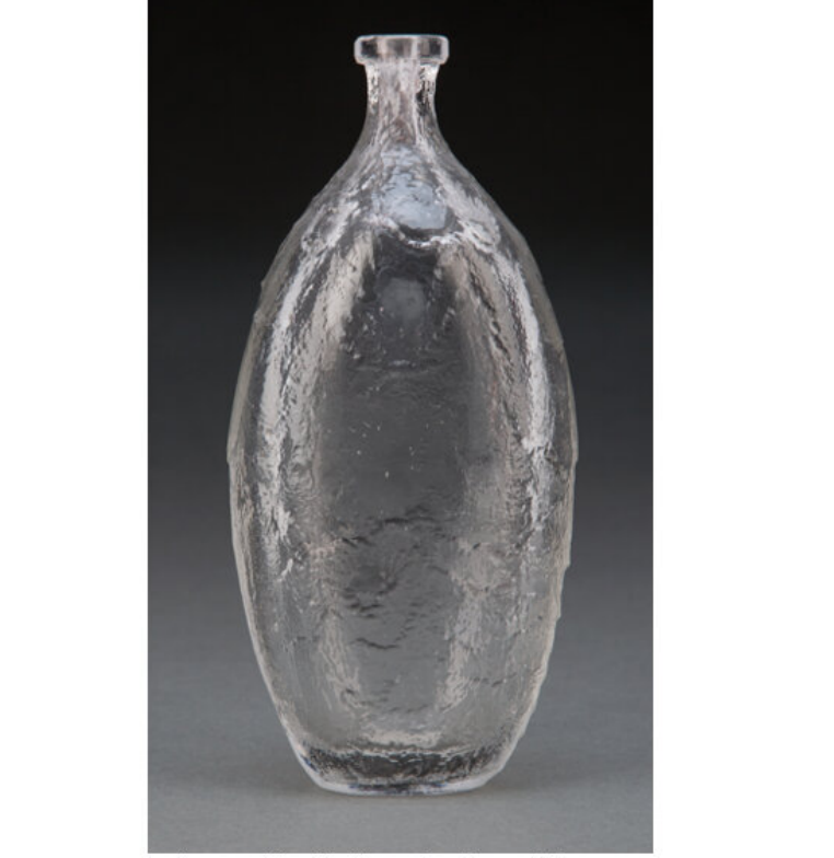 1. Maurice Marinot Acid-Etched Glass Bottle