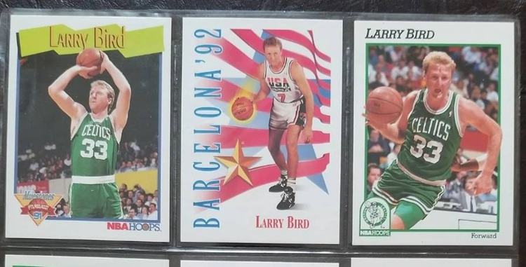 10. Larry Bird NBA Hall Of Fame Celtics Legend 3 Vintage Card