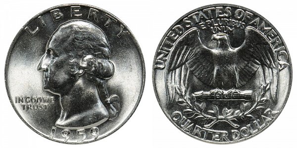 11. 1959 Washington Quarter $17,250