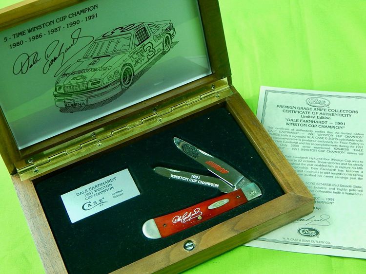 11. CASE XX Limited Edition Winston Cup Champion Dale Earnhardt 1991 Folding Knife