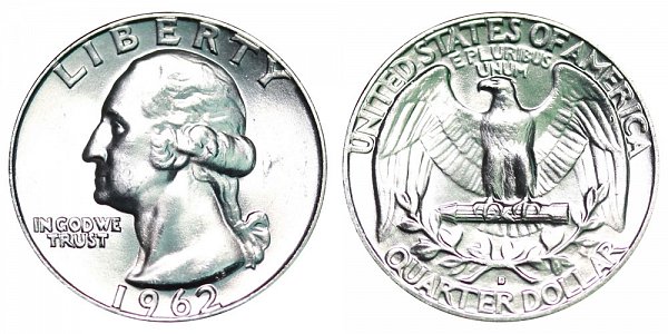 13. 1962 D Washington Quarter $16,450