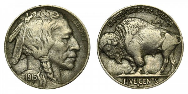 14. 1915 S Buffalo Nickel $52,900