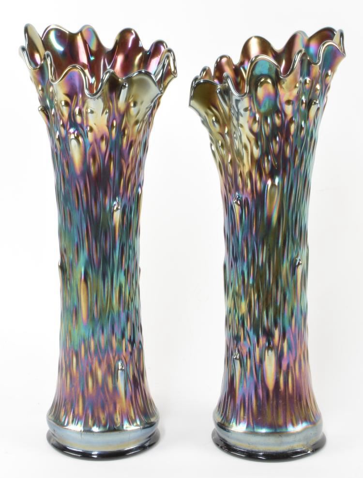 14. Northwood Tree Trunk Funeral Vases