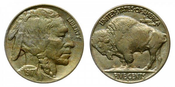 15. 1917 D Buffalo Nickel $10,925