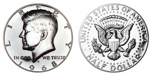 1968 S Kennedy Half Dollar $12,000