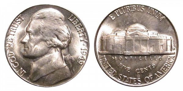2. 1949 D Jefferson Nickel D Over S $32,900