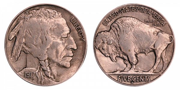 4. 1917 S Buffalo Nickel $138,000
