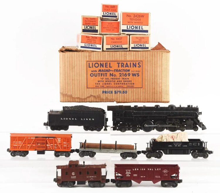 6. Lionel No. 2169 W.S Freight Set