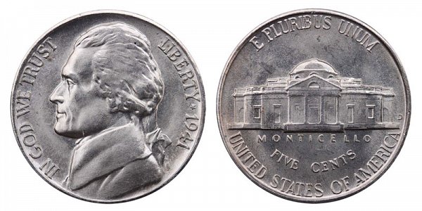 7. 1941 D Jefferson Nickel Full Steps $9,900