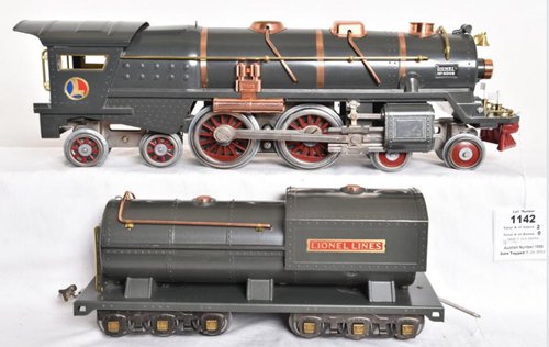 Lionel prewar standard gauge grey 400E steam locomotive