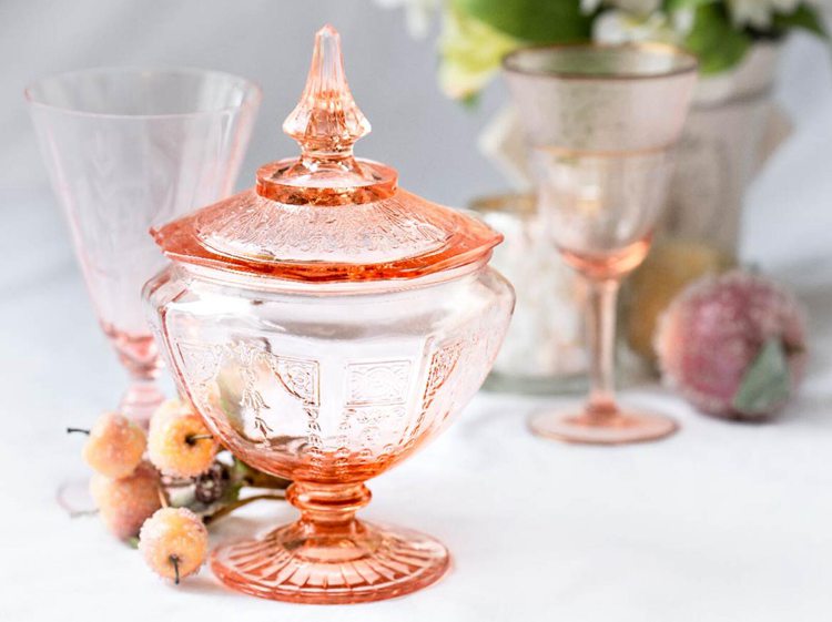 What Is Pink Depression Glass (History)