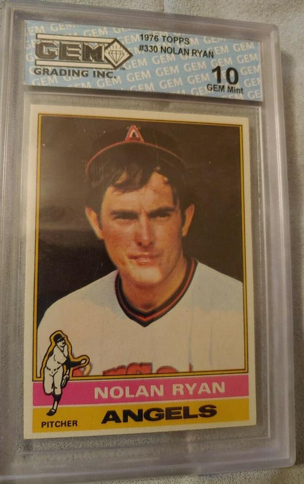 1. 1976 Topps Nolan Ryan Gem Card