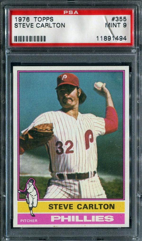 10. 1976 Topps Steve Carlton Baseball Card