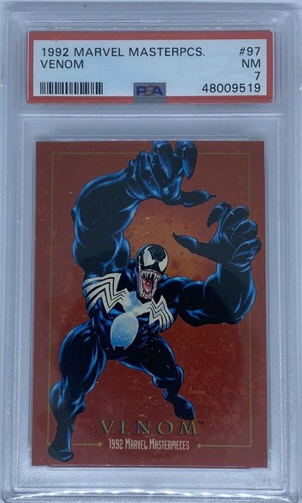 10. 1992 Skybox Marvel Masterpieces Venom  