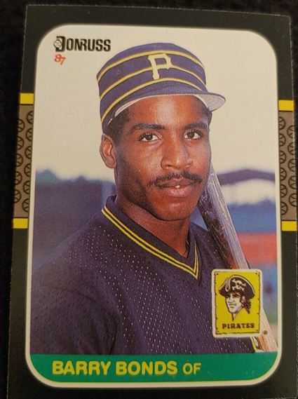 11. 1987 Donruss Barry Bonds Rookie Baseball Card