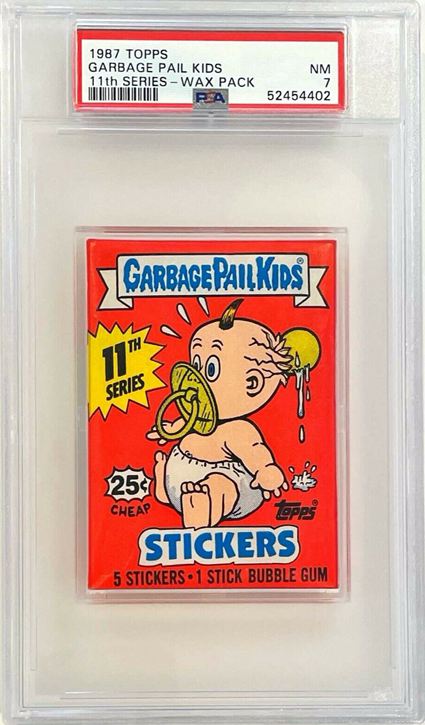 11. 1987 Topps Garbage Pail Kids 11th Series Wax Pack