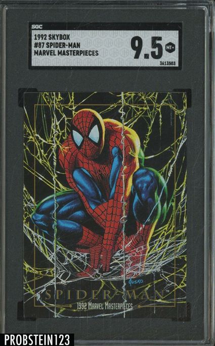 11. 1992 Skybox Marvel Masterpieces Spider-Man