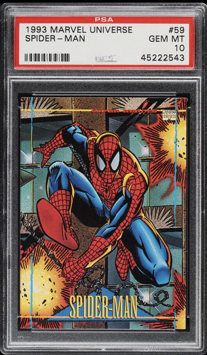 11. 1993 Marvel Universe Spider-Man Card