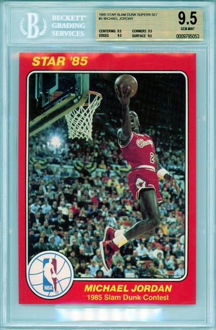 12. 1985 Star Slam Dunk Supers Michael Jordan
