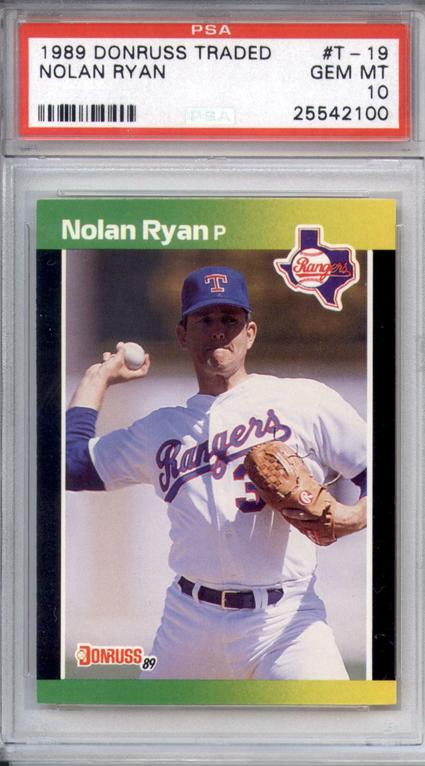 12. 1989 Donruss Nolan Ryan Card