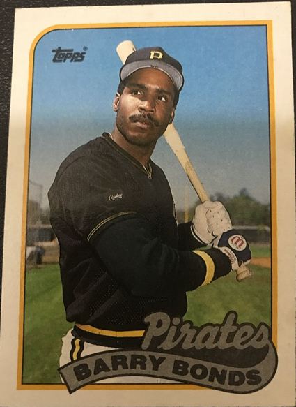 12. 1989 Topps Barry Bonds Pittsburgh Pirates Baseball Card