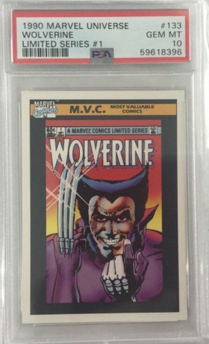 12. 1990 Marvel Universe Most Valuable Comics Wolverine - Limited Series Card
