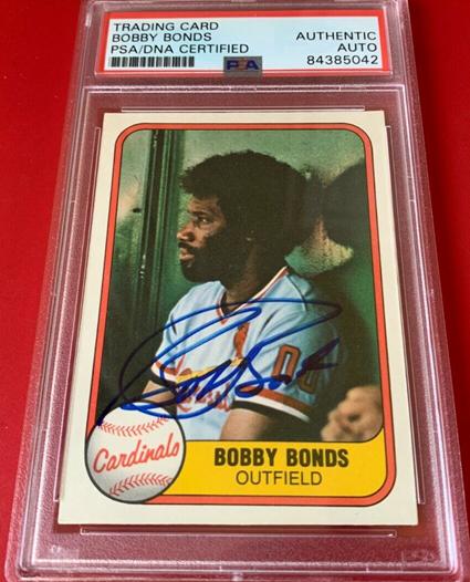 12. Bobby Bonds 1981 Fleer Card