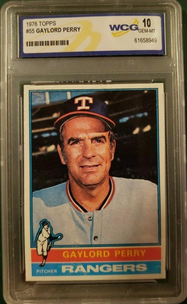 13. 1976 Topps Gaylord Perry Texas Rangers Pitcher
