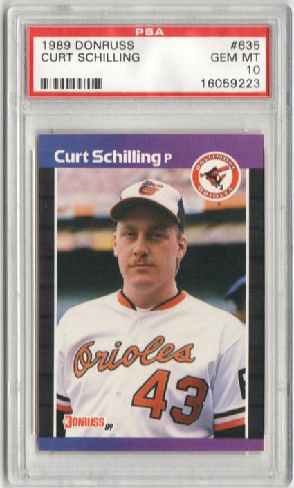 13. 1989 Donruss Curt Schilling Card