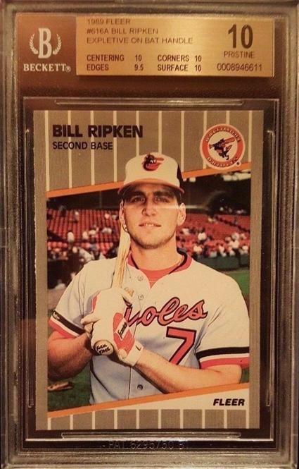 13. 1989 Fleer Bill Ripken Baseball Card