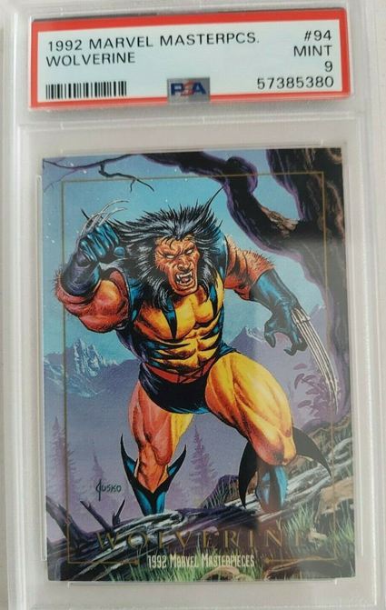 13. 1992 Marvel Masterpieces Wolverine   