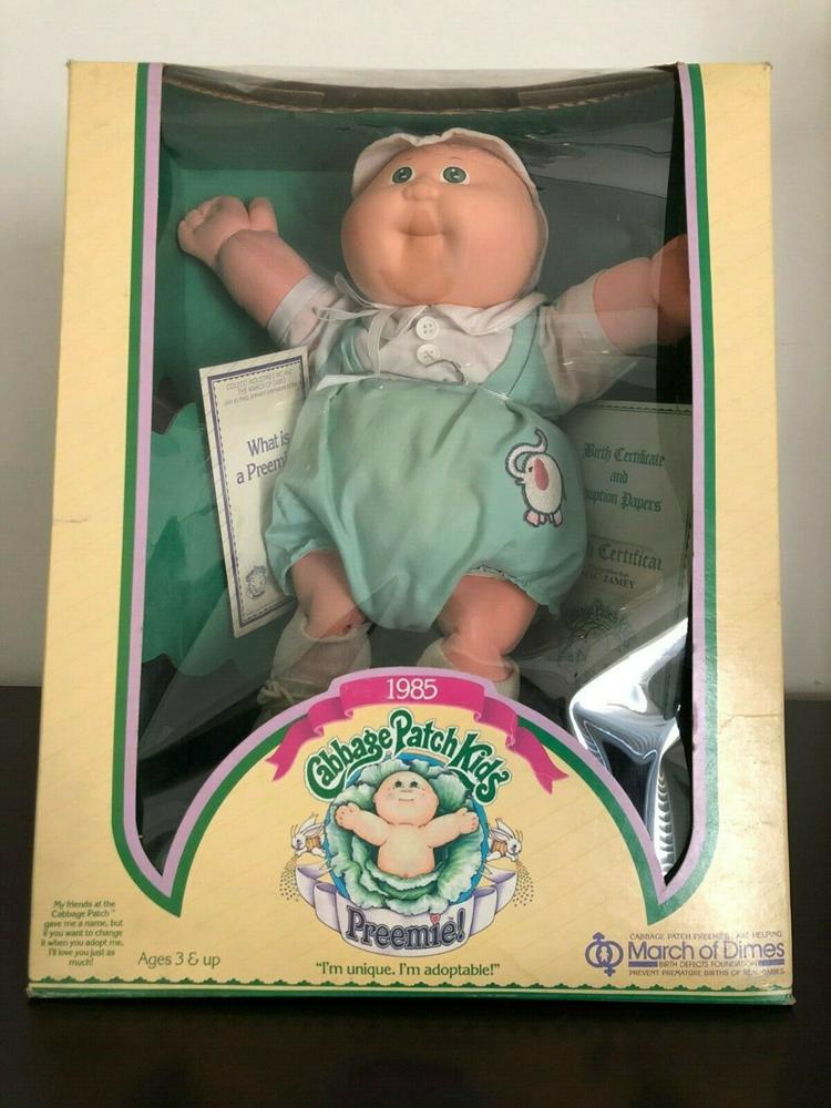 13. Vintage Cabbage Patch Doll "Mac Jamey" Preemie