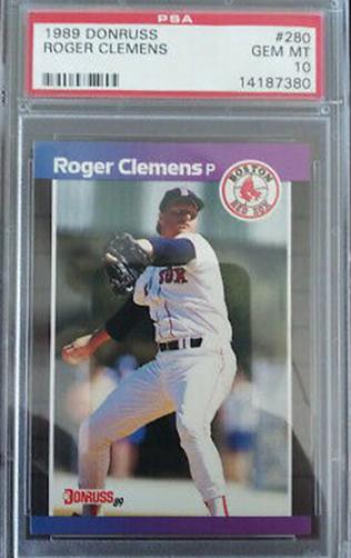 14. 1989 Donruss Roger Clemens Card