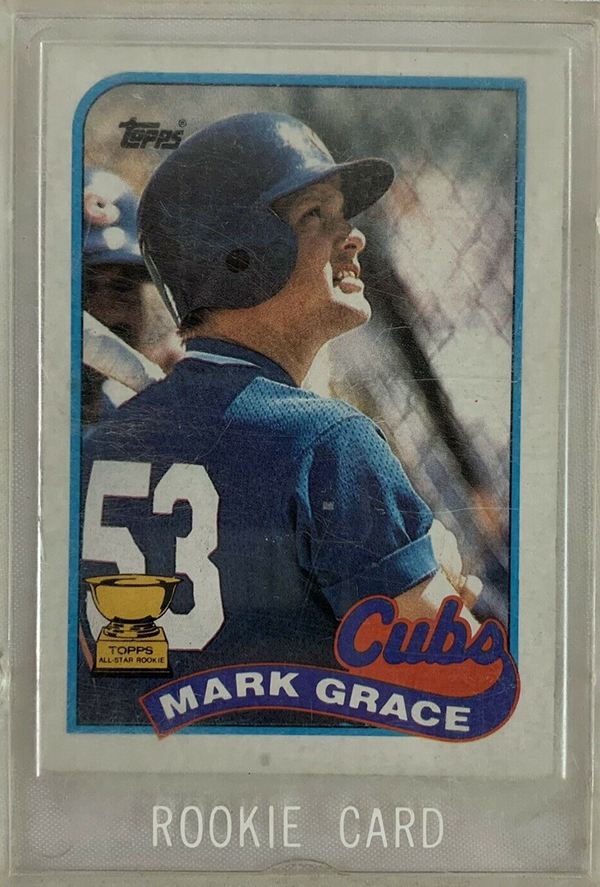 14. Topps Mark Grace Rookie Chicago Cubs Baseball Card