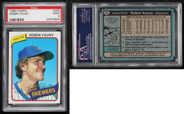 15. 1980 Topps Robin Yount Card