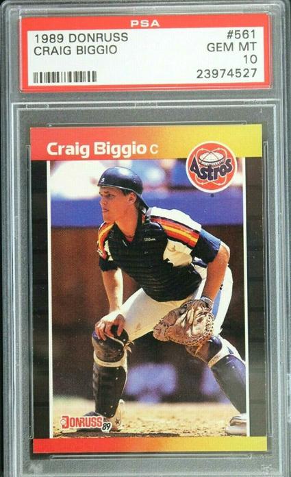 15. 1989 Donruss Craig Biggio Card