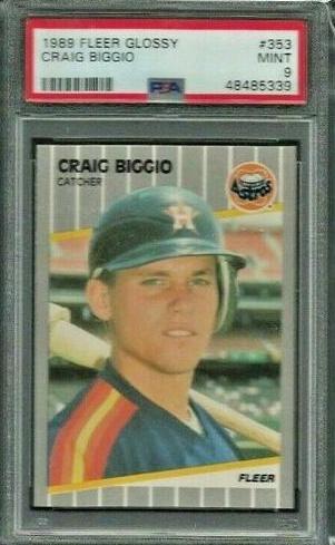 15. 1989 Fleer Craig Biggio Glossy Rookie Card