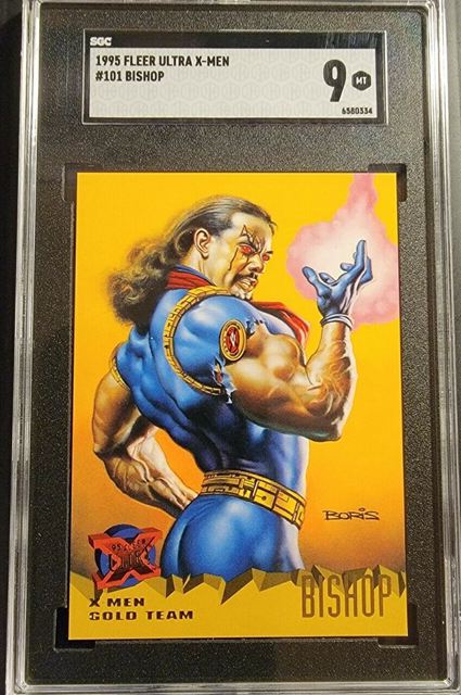 15. 1995 Fleer Ultra X-Men Gold Team Bishop Card