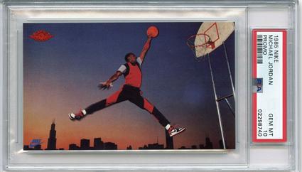 16. 1985 Nike Promo Rookie Card Michael Jordan