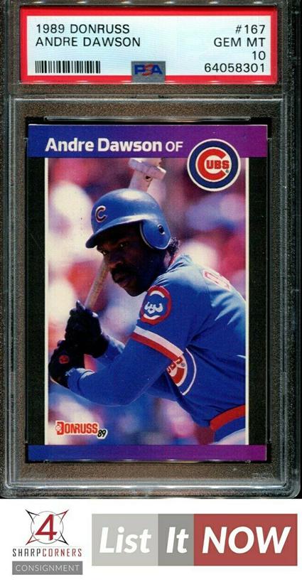 16. 1989 Donruss Andre Dawson Card