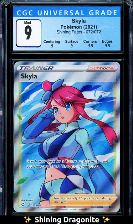 16.  2021 Pokemon Shining Fates Skyla Card